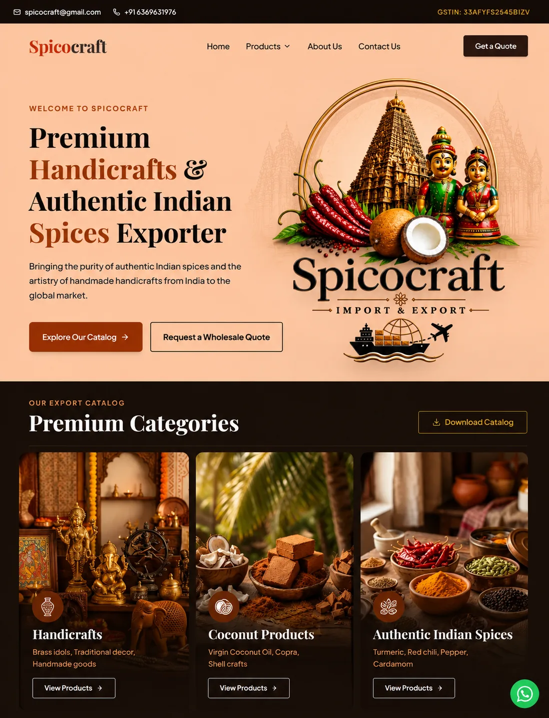 Spicocraft custom software engineering and AI workflow deployment showcase